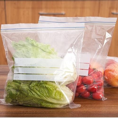 double track ziplock bag / single zip lock bag with grip seal